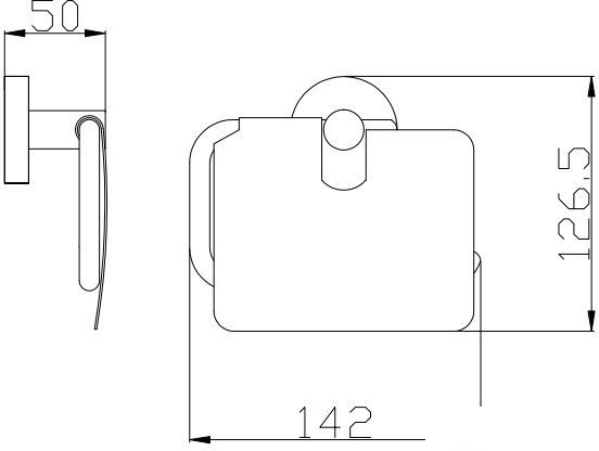 Держатель для туалетной бумаги Slezak RAV Colorado COA0400SM (бронза темный)