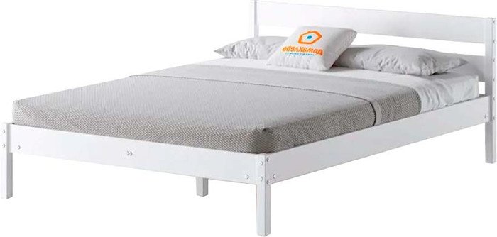 Кровать Домаклево Мечта 180x200 (береза/белый)