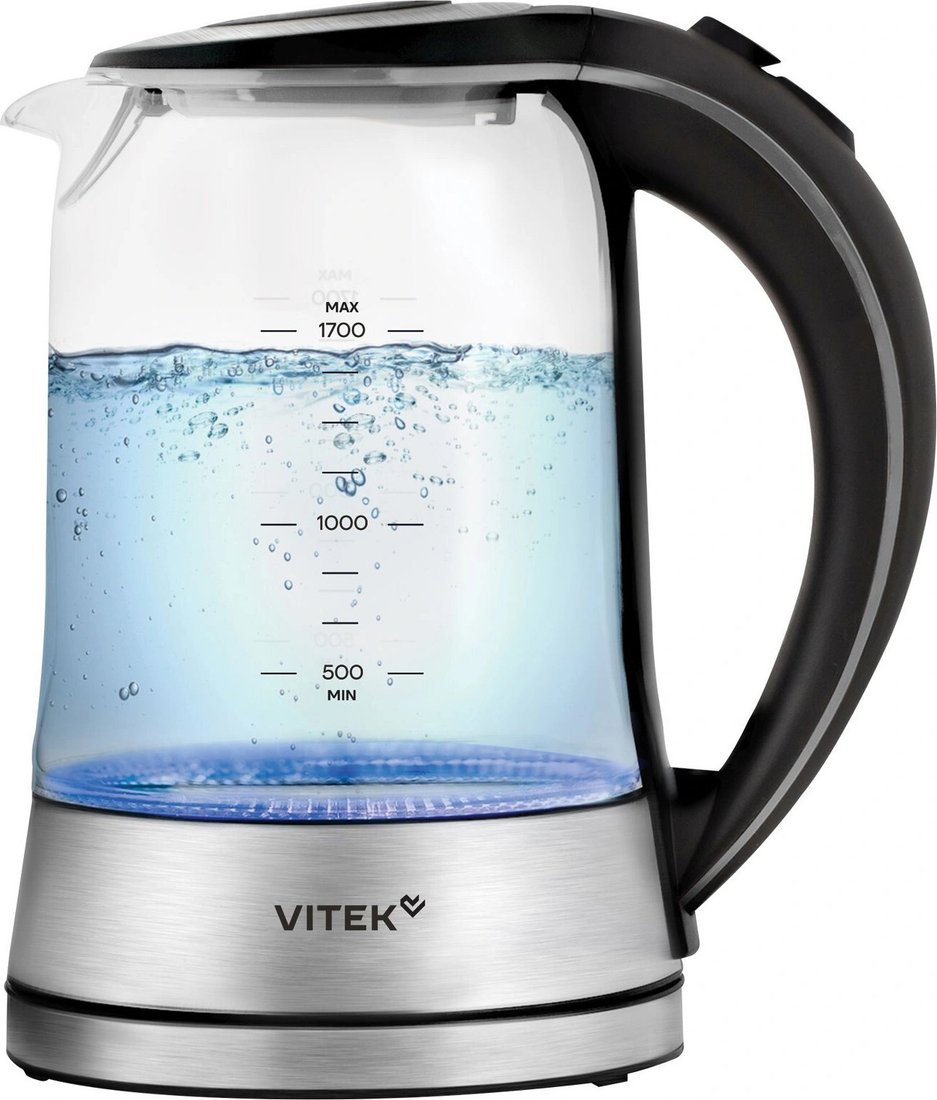 Электрический чайник Vitek VT-WK1009 (черный/серый) Электрический чайник Vitek VT-WK1009 (черный/серый)