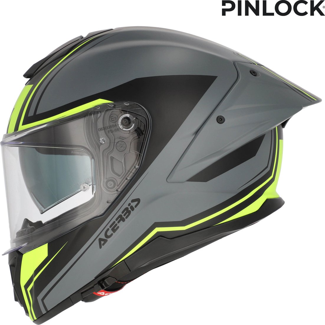 Мотошлем Acerbis Tarmak-X 0027315.290.069 (XXL, серый/желтый)