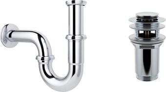 Сифон Wellsee Drainage System 182102001 (сифон, донный клапан, хром)