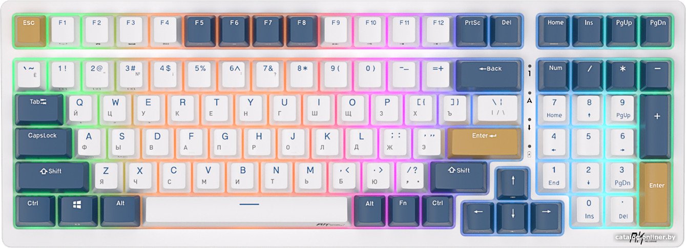 Клавиатура Royal Kludge RK98 RGB Klein Blue (RK Blue)