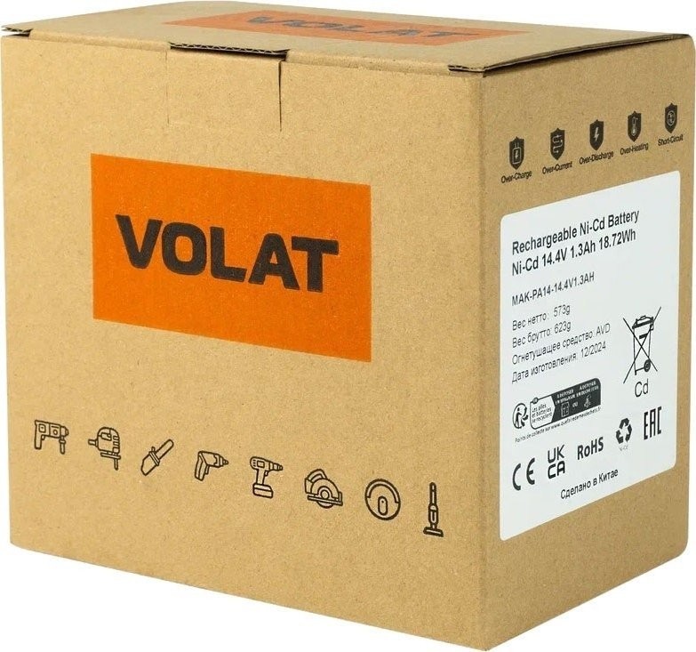 Аккумулятор VOLAT VT-MAK-PA14-1.3 (14.4В/1.3 Ah)