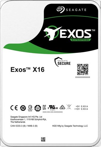 Жесткий диск Seagate Exos X16 12TB ST12000NM001G
