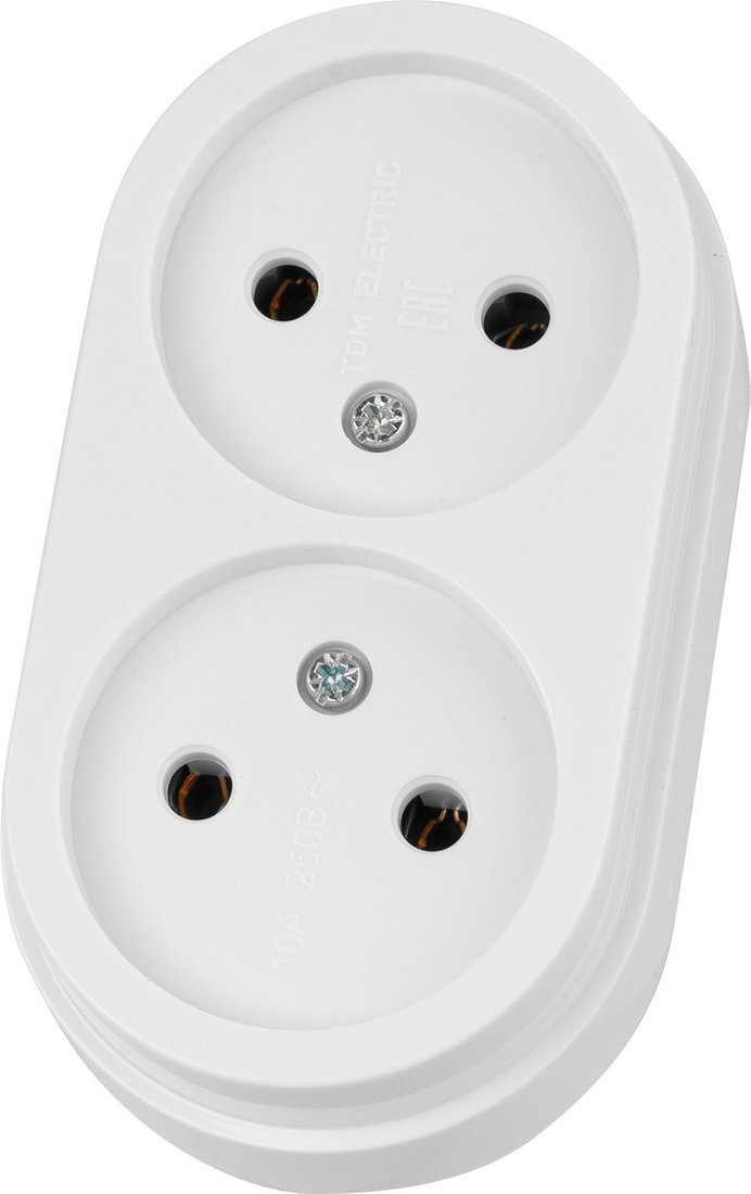 Розетка TDM Electric Ретро SQ1806-0529 (белый)