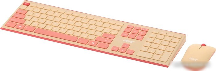 Офисный набор Acer OCC205 (бежевый/розовый)