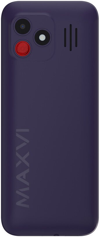 Кнопочный телефон Maxvi B33 (фиолетовый)