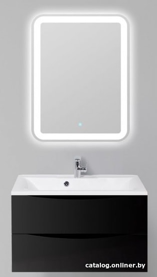 BelBagno Тумба под умывальник Marino-800-2C-SO-NL-P (nero laccato lucido)