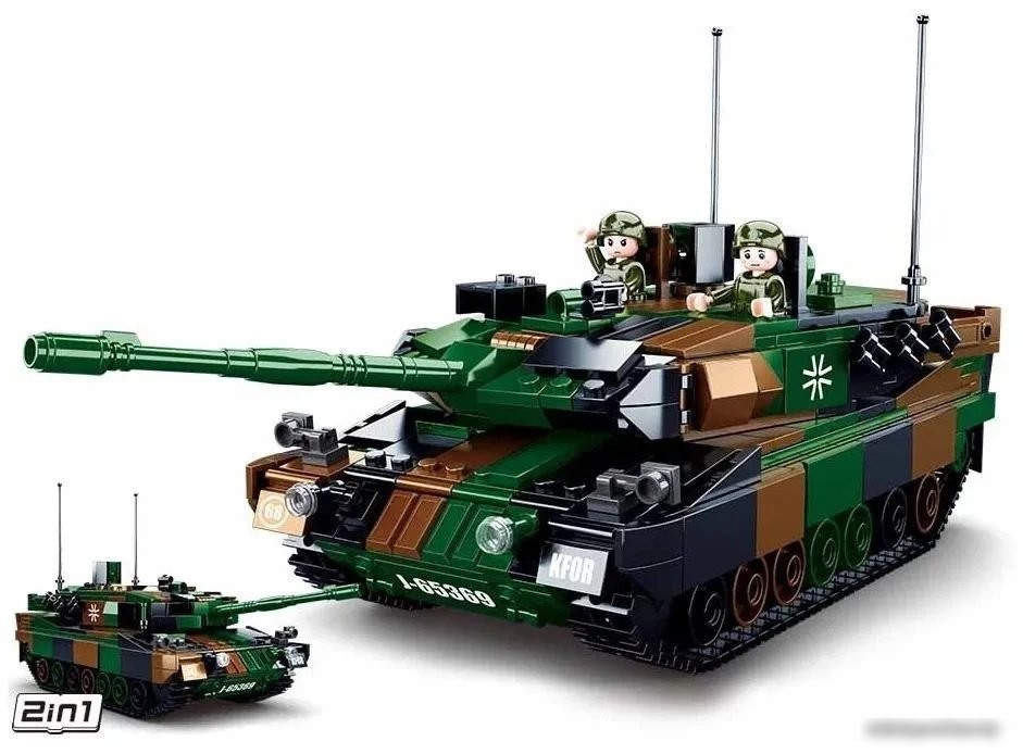 Конструктор Sluban Модельки Боевой танк M38-B0839