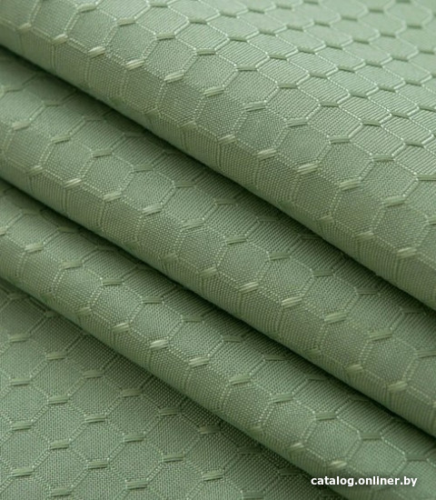Шторка-занавеска для ванны Home One Waffle 200x200 417260 (зеленый)