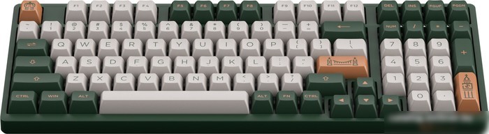 Клавиатура Akko 3098N World Tour London (TTC Gold Pink)