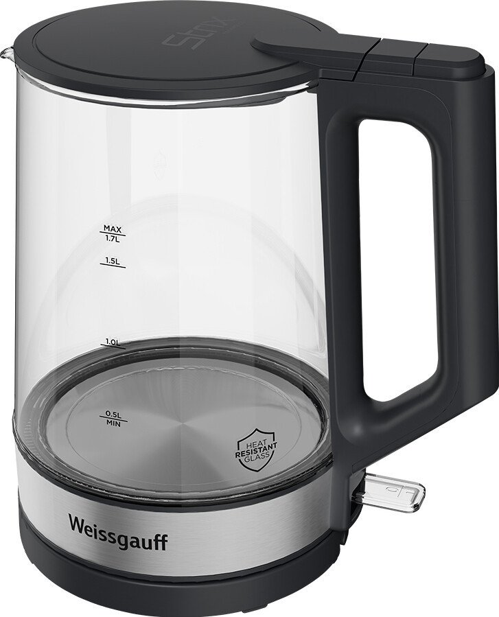 Электрический чайник Weissgauff WK 1700 EcoGlass Graphite