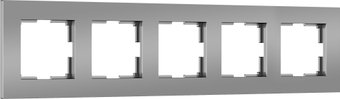 Рамка Werkel Slab W0052965 (серебро софт)