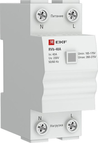 Реле напряжения EKF Basic rvb-40a