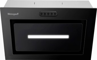 Кухонная вытяжка Weissgauff Aura 456 PB Black Glass