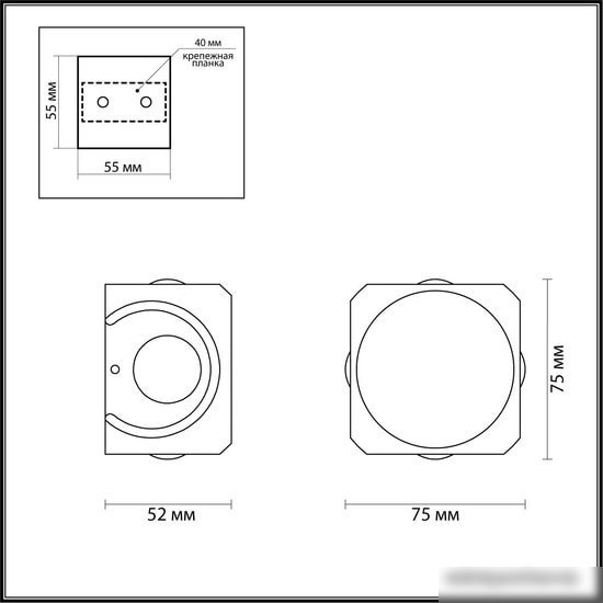 Бра Odeon Light Miko 4222/8WL