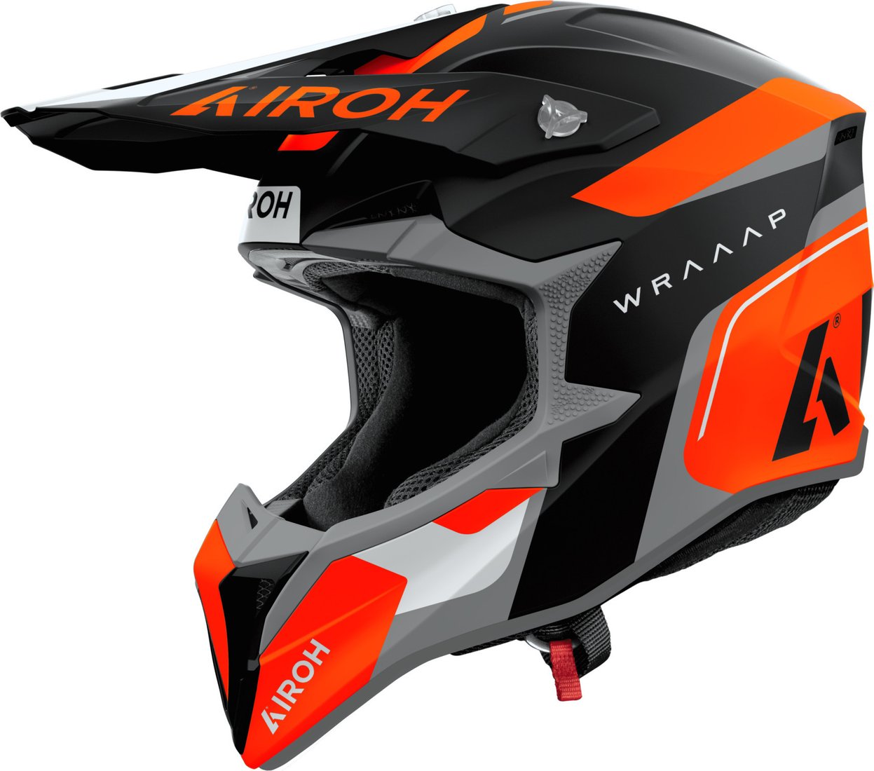 Мотошлем Airoh WRAAAP Conquer WRAC32-XS (XS, оранжевый матовый)