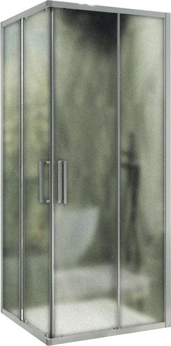 Душевой уголок MaybahGlass MGY-1327-5 (сатин стекло/хром матовый)
