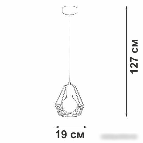 Подвесная люстра Vitaluce V4705-1/1S