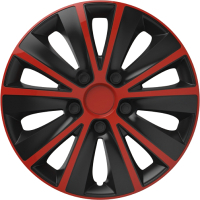 Набор колпаков на диски Versaco Rapide R15 15" 15RAPIDERB (4шт, красный/черный)