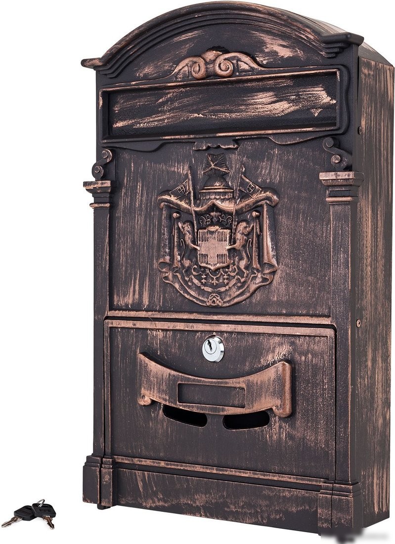 Почтовый ящик Аллюр №4010В (старая медь)