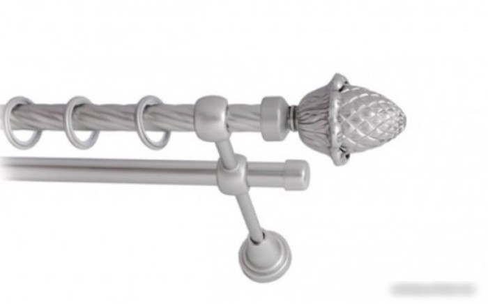 Наконечник для карниза Lm Decor YF032 Шишка 16мм (сатин)