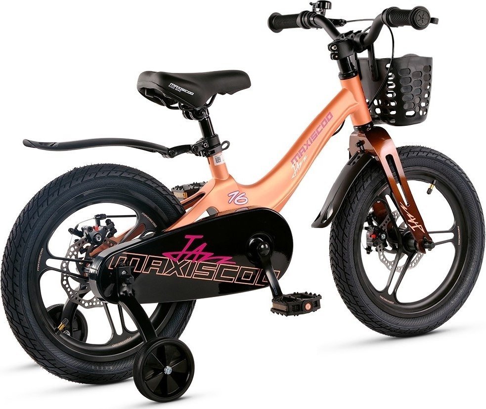 Детский велосипед Maxiscoo Jazz Pro 16 2025 MSC-J1641P (пудра, разобранный)