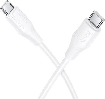 Кабель Hoco X124 USB Type-C - USB Type-C (1 м, белый)