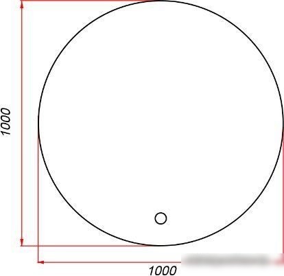 ЗОВ Зеркало 204-100 ZP204LED100