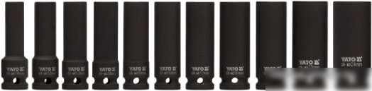 Набор торцевых головок Yato YT-1054 (11 предметов)