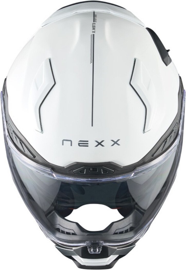Мотошлем Nexx Helmets X.WST3 Plain (S, белый)