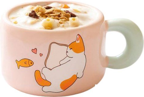 Кружка ILikeGift Котик любит выпечку YX-689-02