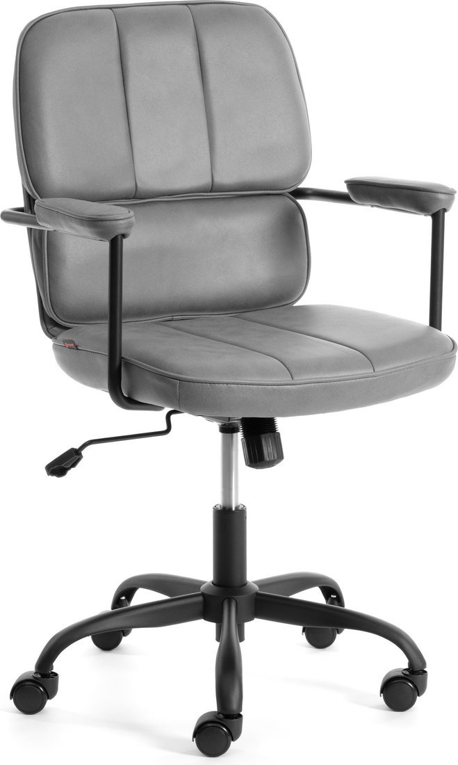 Офисное кресло TetChair Alpha (иск. замша, серый)