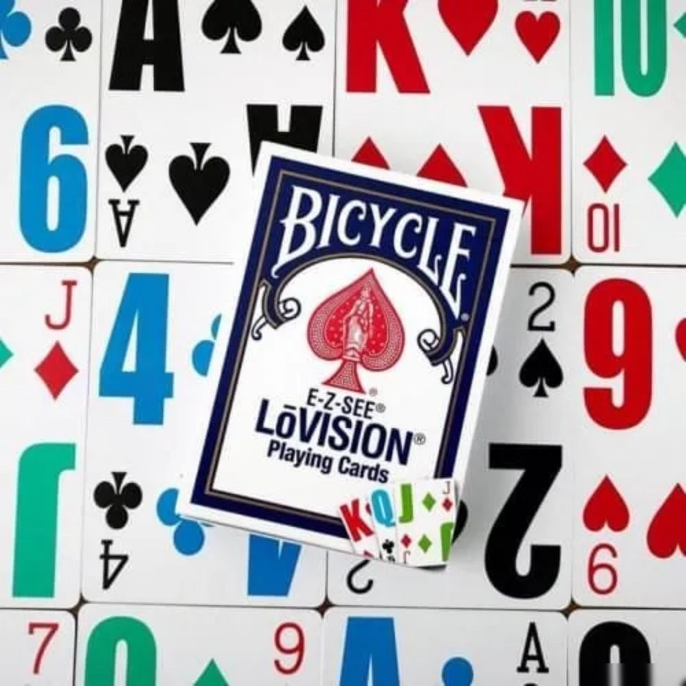 Игральные карты Bicycle Lovision Blue 1001017-b