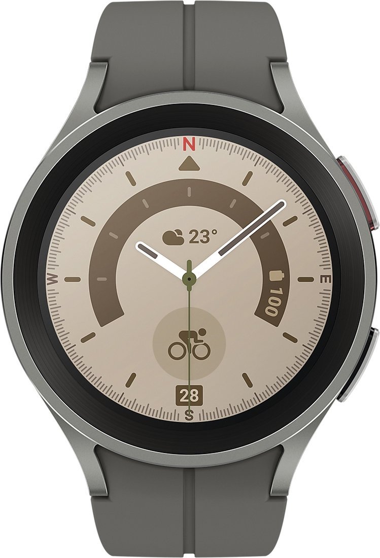 Умные часы Samsung Galaxy Watch 5 Pro 45 мм (серый титан)