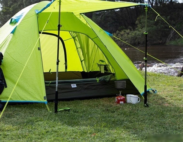 Кемпинговая палатка Naturehike P-Series NH18Z022-P-2YE (желтый)