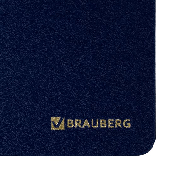 Ежедневник BRAUBERG недатированный настольный Select 123798 (темно-синий)