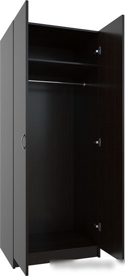Шкаф распашной МДК ШК1 для одежды 2-х дверный 780x596x2000 (венге)