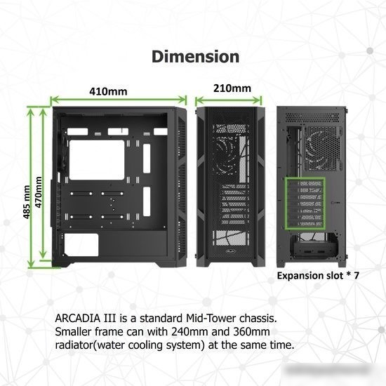 Корпус Raijintek Arcadia III