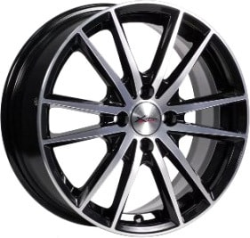 Литые диски X'trike X-127 15x6" 4x100мм DIA 60.1мм ET 45мм BK/FP