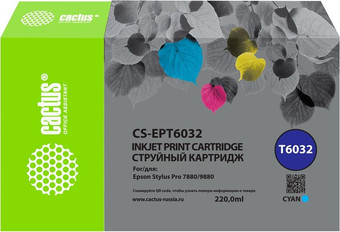 Картридж CACTUS CS-EPT6032 (аналог Epson EPT6032)