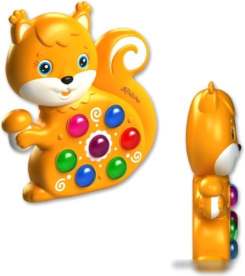Интерактивная игрушка Азбукварик Веселушки. Белочка 4630027290311