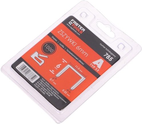 Скобы Faster Tools 786 (1000 шт)