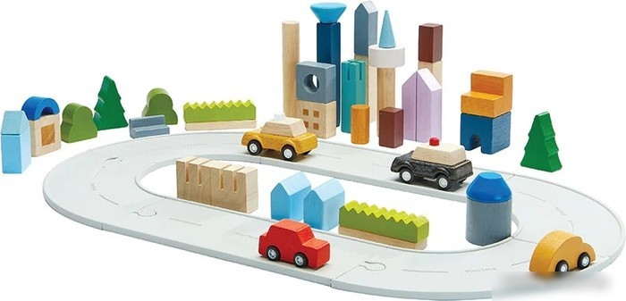 Конструктор/игрушка-конструктор Plan Toys Город 6292