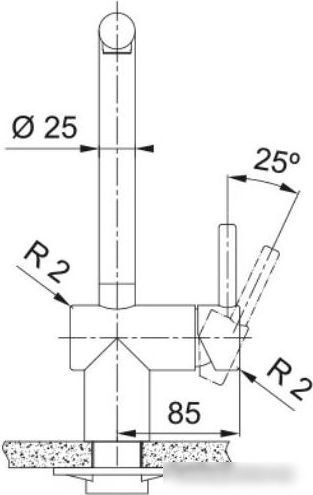 Смеситель Franke Atlas Neo 115.0681.241 (золотая шампань)