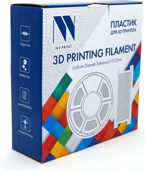 Пластик NV Print NV-3D-PLA-P-PINK (1.75мм, 1 кг, розовый)