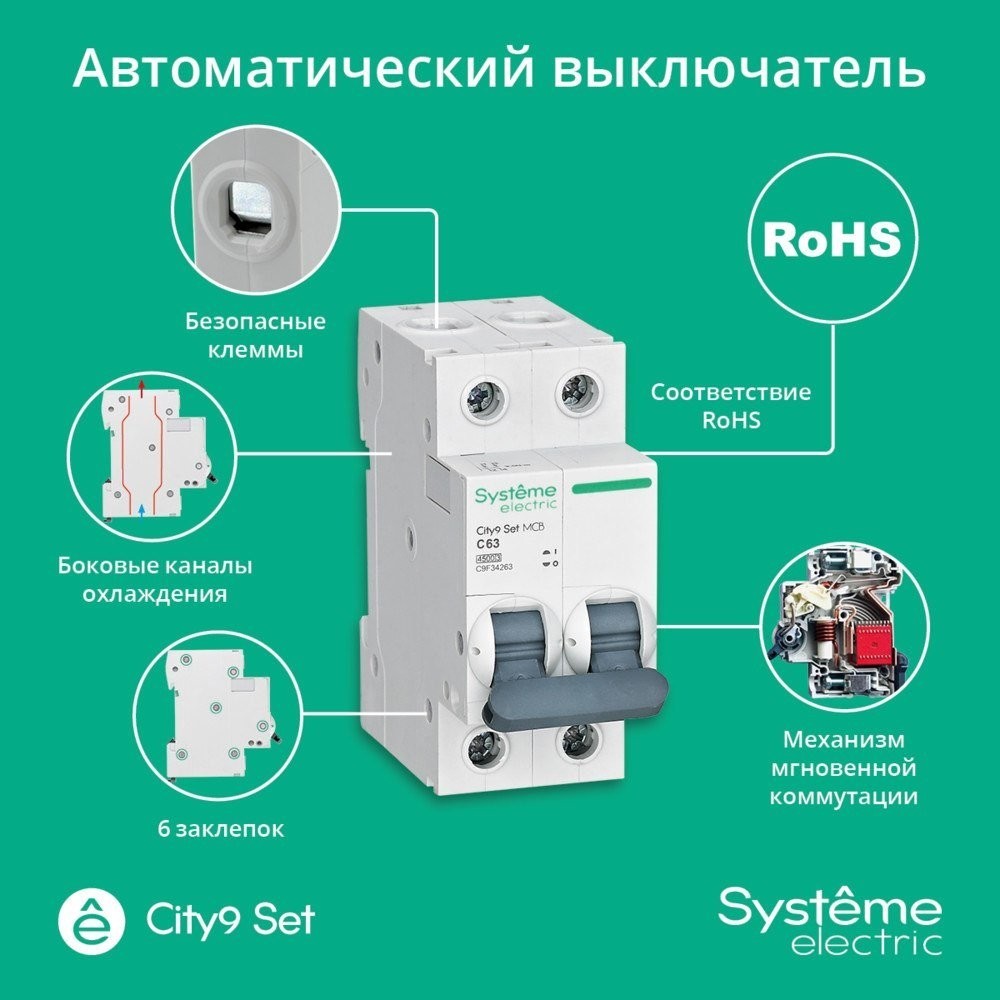 Выключатель автоматический Systeme Electric C9F34216