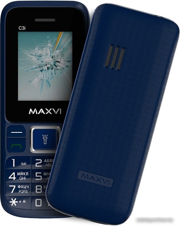 Кнопочный телефон Maxvi C3i (маренго)
