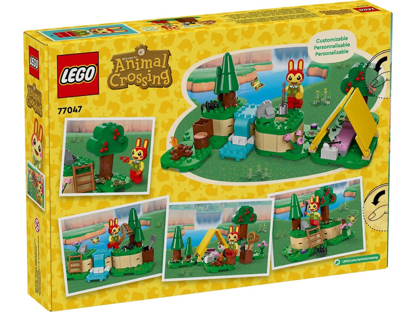 Конструктор LEGO Animal Crossing Bunnie's Outdoor Activities 77047