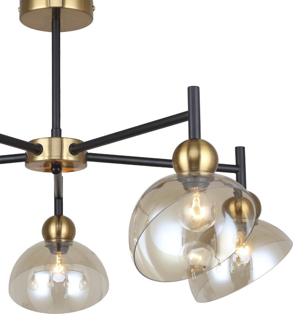 Люстра средней высоты Escada 2109/5P (Black/Brass)